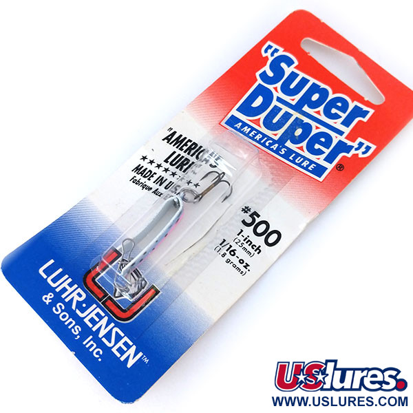 Luhr Jensen Super-Duper 500, tęcza, 1,4 g błystka wahadłowa #10385