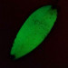 Seneca Little Cleo (Hula Girl, świeci w ciemności), biały/zielony/nikiel, 21 g błystka wahadłowa #10773