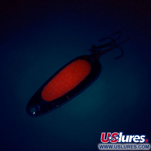  Blue Fox Pixee UV (świeci w ultrafiolecie), nikiel młotkowany/czerwony, 4,5 g błystka wahadłowa #11006