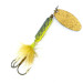 Yakima Bait Worden’s Original Rooster Tail, mosiądz/zielony, 7 g błystka obrotowa #11095