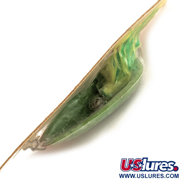 Hydro Lures Błystka antyzaczepowa Hydro Spoon, Zielony/biały/żółty, 14 g wobler #17723