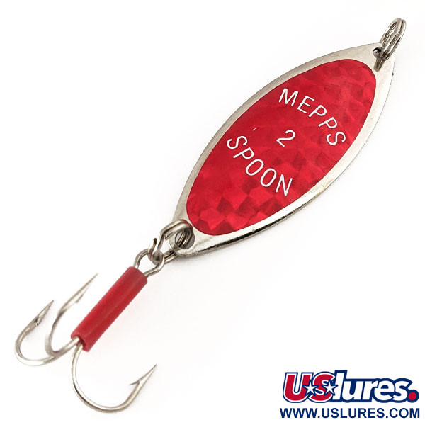  Mepps Spoon 2, nikiel/czerwony, 9 g błystka wahadłowa #11168