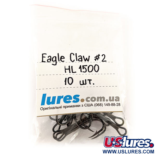  Kotwica Eagle Claw #2 HL 1500, czarny,  g  #12738