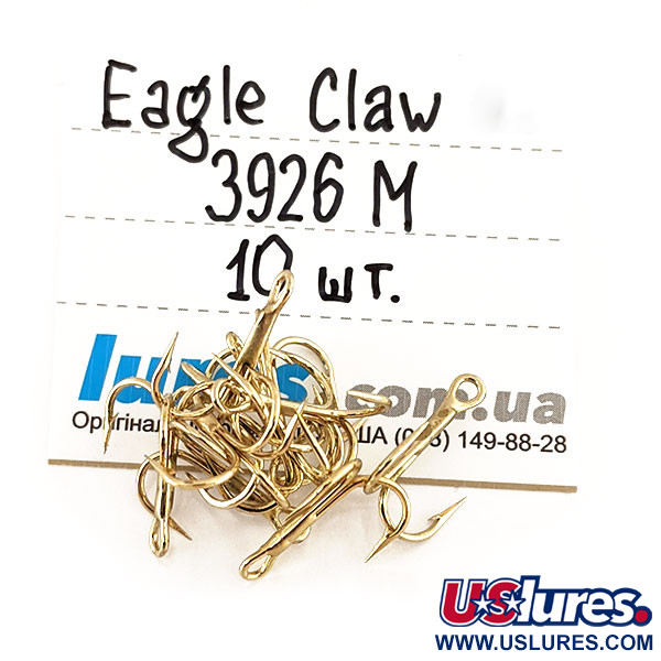  Kotwica Eagle Claw #10 3926 M, złoto,  g  #12731