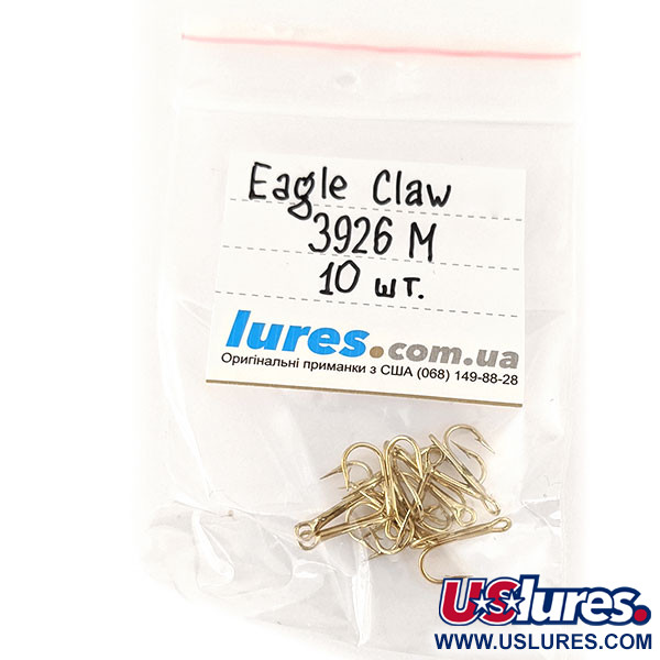  Kotwica Eagle Claw #10 3926 M, złoto,  g  #12731