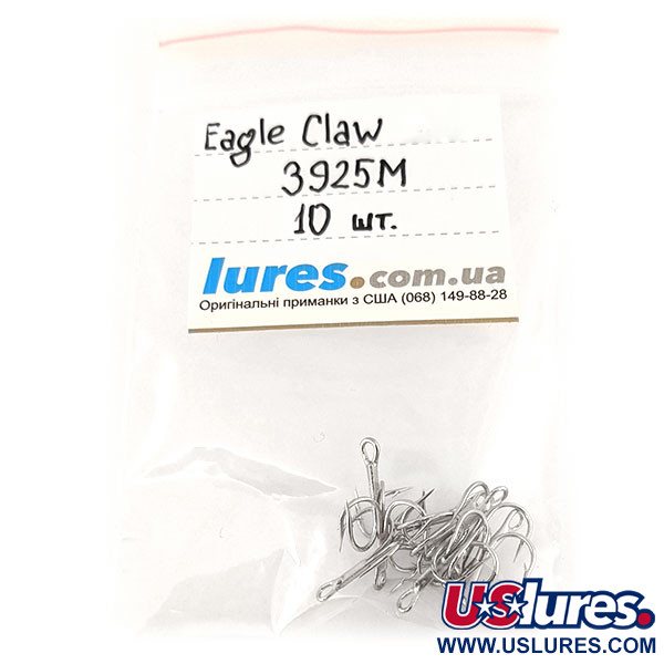  Kotwica Eagle Claw #10 3925 M, srebro,  g  #11223