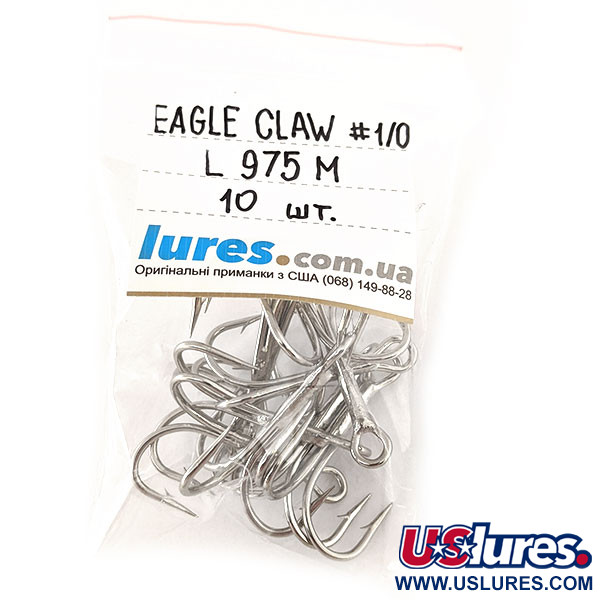  Kotwica Eagle Claw #1/0 L975 M, Chrom,  g  #12289