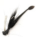 Cotton Cordell Banana Head Tattle-Tail Jig + Tattle-Tail Worm (starodawna, z lat 1970-tych), czarny, 14 g  #11260