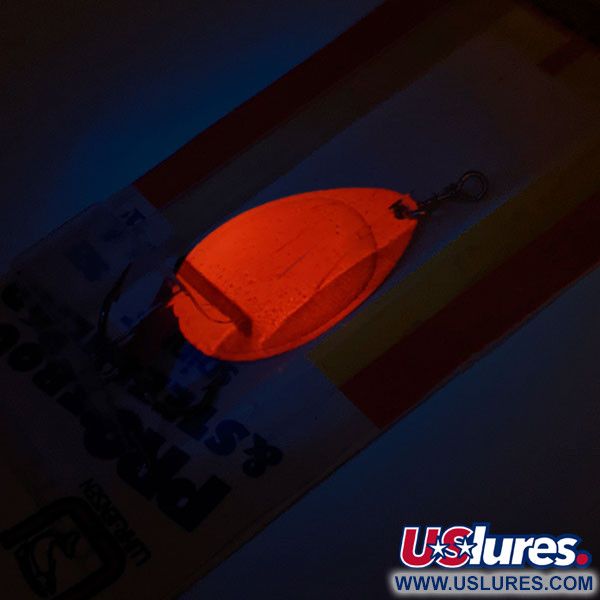  Luhr Jensen Pro Trout 4 UV (świeci w ultrafiolecie), Ognista Perła, 8 g błystka obrotowa #11276