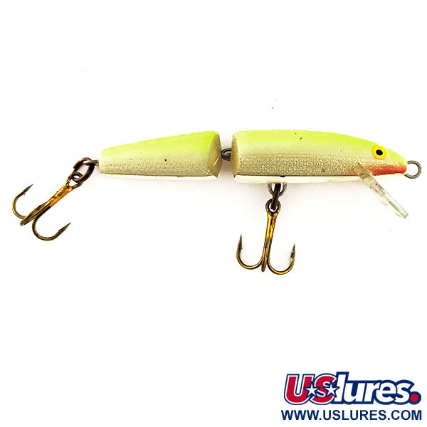  Rapala Jointed J7, Chartreuse, 4 g wobler #11373