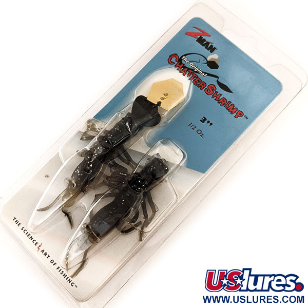  Z-Man Chatter Shrimp, czarny/brokat, 14 g błystka wahadłowa #11419