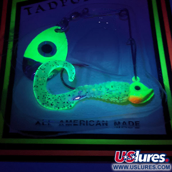  JB lures Tadpole spin UV (świeci w ultrafiolecie), Chartreuse, 4 g  #11453