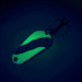 Aeroplane Spinner Aero UV (świeci w ultrafiolecie), zielony/biały/miedziany, 7 g błystka wahadłowa #11529