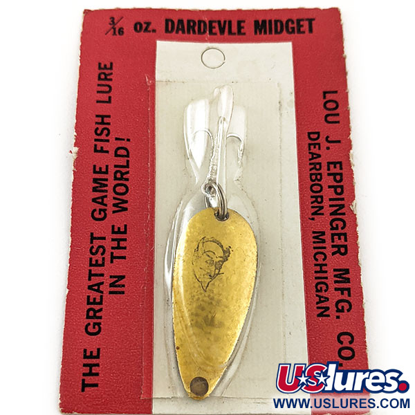 Eppinger Dardevle Midget Crystal, złoty Crystal, 6 g błystka wahadłowa #11538
