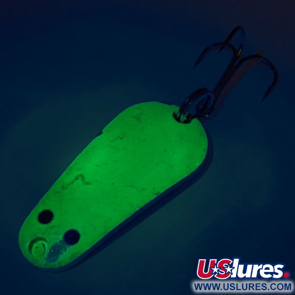 Aeroplane Spinner Aero UV (świeci w ultrafiolecie), zielony/złoty, 7 g błystka wahadłowa #11792