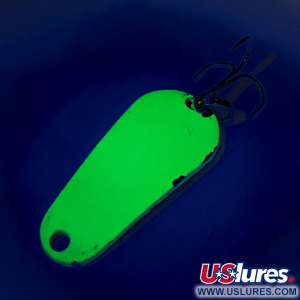Aeroplane Spinner Aero UV (świeci w ultrafiolecie), Chartreuse/złoty, 7 g błystka wahadłowa #12173