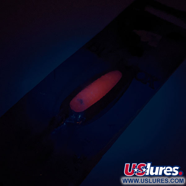  Blue Fox Pixee UV (świeci w ultrafiolecie), młotkowany nikiel/różowy, 7 g błystka wahadłowa #11858