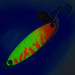 Luhr Jensen Needlefish 1 UV (świeci w ultrafiolecie), żółty/czerwony/biały, 2 g błystka wahadłowa #12328