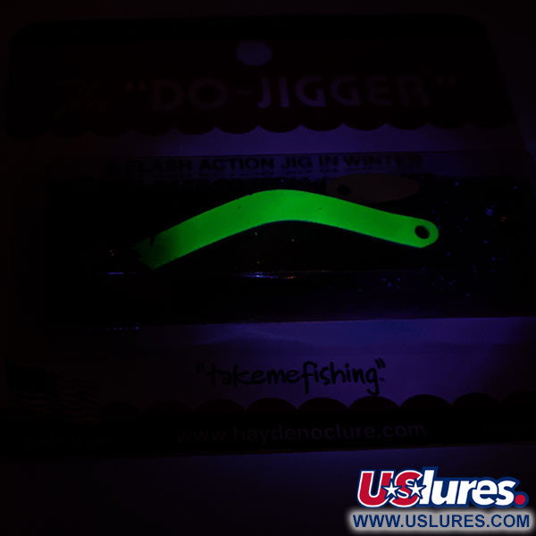  ​Bay de Noc Do-Jigger #3 UV (świeci w ultrafiolecie), Chrom, 9 g błystka wahadłowa #15639