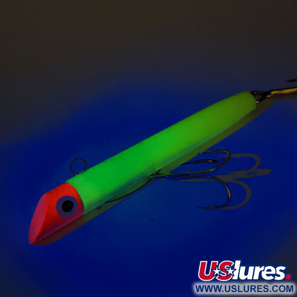  Sea Striker Got-Cha Gotcha G100 Series UV (świeci w ultrafiolecie), Chartreuse/czerwony, 28 g wobler #12563