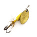 Yakima Bait Worden’s Original Rooster Tail, żółty/brązowy, 1,77 g błystka obrotowa #12611