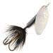 Yakima Bait Worden’s Original Rooster Tail 6, srebrny/czarny, 15 g błystka obrotowa #12620