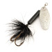 Yakima Bait Worden’s Original Rooster Tail, srebrny/czarny, 7 g błystka obrotowa #12629