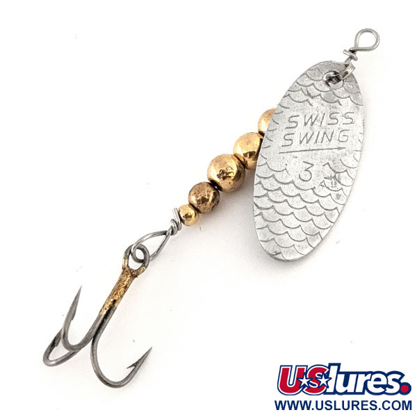 Renosky Lures Swiss Swing 3, srebrne złoto, 2,6 g błystka obrotowa #12640
