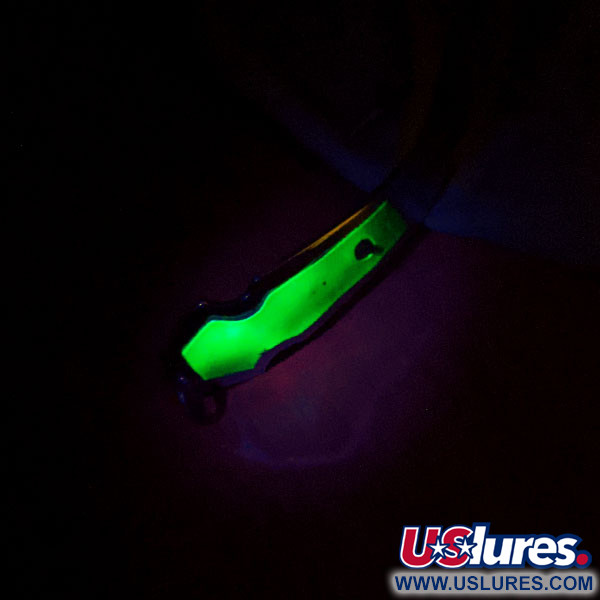 Tony Acсetta Tony Accetta Pet Spoon 13 UV (świeci w ultrafiolecie), nikiel/zielony, 5 g błystka wahadłowa #13147