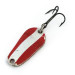 Lucky Strike Banshee wobbler, czerwony/biały/nikiel, 7 g błystka wahadłowa #13209