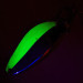  Little Cleo Seneca UV (świeci w ultrafiolecie), nikiel/zielony, 7 g błystka wahadłowa #13220