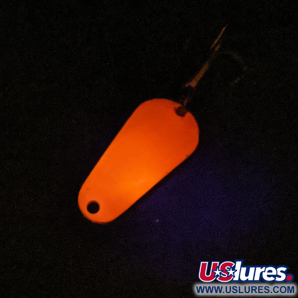Aeroplane Spinner Aero UV (świeci w ultrafiolecie), pomarańczowy/mosiądz, 7 g błystka wahadłowa #13427