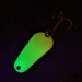 Aeroplane Spinner Aero UV (świeci w ultrafiolecie), neonowa zieleń/mosiądz, 7 g błystka wahadłowa #13429