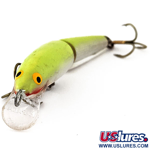  Rapala Jointed J7, Chartreuse, 4 g wobler #13467