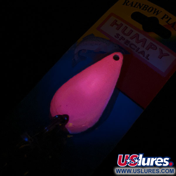  ​Rainbow Plastics Humpy Special UV (świeci w ultrafiolecie), neonowy różowy świeci w ultrafiolecie, 14 g błystka wahadłowa #14583