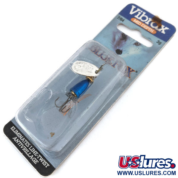  Blue Fox Super Vibrax 0, srebrny/niebieski, 3 g błystka obrotowa #13666