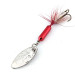 Yakima Bait ​Worden’s Original Rooster Tail, srebrny/czerwony, 2,6 g błystka obrotowa #13710