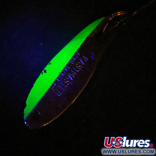 Acme Kastmaster UV (świeci w ultrafiolecie), Chrom/zielony, 10,5 g błystka wahadłowa #15901
