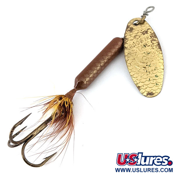Yakima Bait Worden’s Original Rooster Tail, brązowy/złoty, 7 g błystka obrotowa #13966