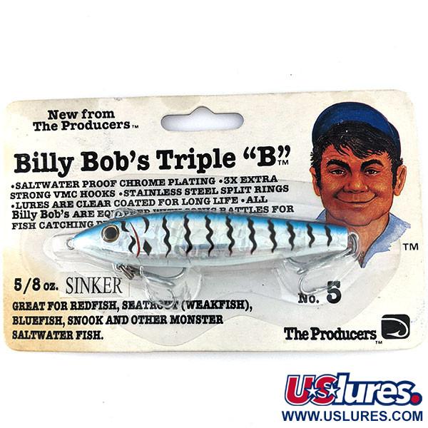 Producers Billy Bob's Tripple "B", tęcza niebieski/czarny, 17 g wobler #14106