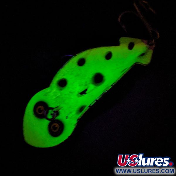  Buck Perry Spoonplug UV (świeci w ultrafiolecie), Chartreuse UV - świeci w świetle ultrafioletowym, 10 g błystka wahadłowa #14300
