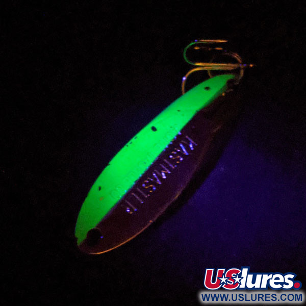 Acme Kastmaster UV (świeci w ultrafiolecie), Chrom/zielony, 10,5 g błystka wahadłowa #16279