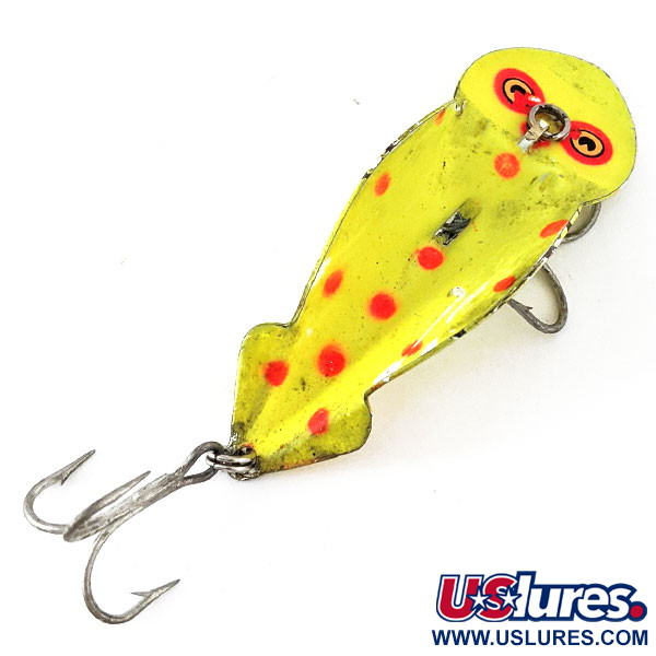  Buck Perry Spoonplug UV (świeci w ultrafiolecie), neonowy żółty/czerwony, 10 g wobler #14400