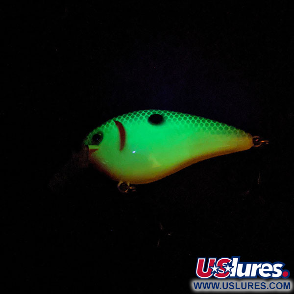  Strike King square bill UV (świeci w ultrafiolecie), Chartreuse, 12 g wobler #15699