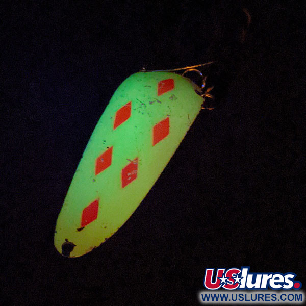  Lucky Strike Warden Worry ze skrzydełkami​, żółty/czerwony/nikiel UV - świeci w świetle ultrafioletowym, 16 g błystka wahadłowa #14878