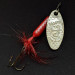 Yakima Bait Worden’s Original Rooster Tail, srebrny/czerwony, 3,6 g błystka obrotowa #16626