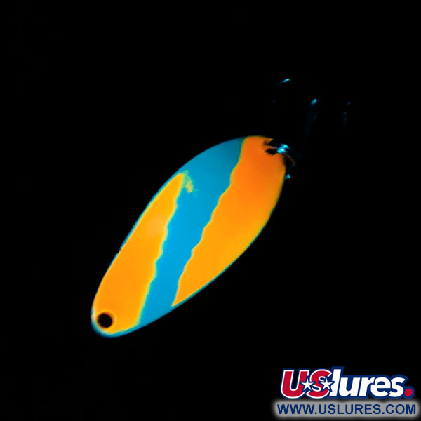  Little Cleo Seneca UV (świeci w ultrafiolecie), nikiel/biały/pomarańczowy UV-świeci w ultrafiolecie, 7 g błystka wahadłowa #17167