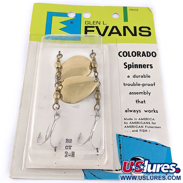 Glen Evans Colorado Spinner 2, złoto, 7 g błystka obrotowa #17582