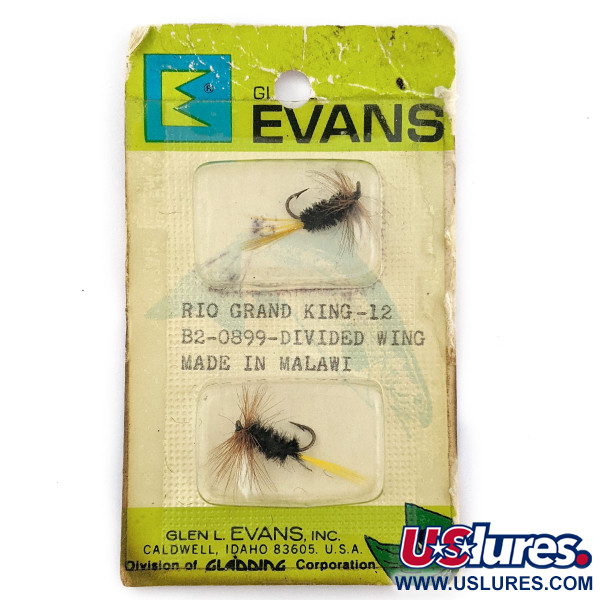 Glen Evans Rio Grand King 12 Fly, Czarno żółty,  g  #17994