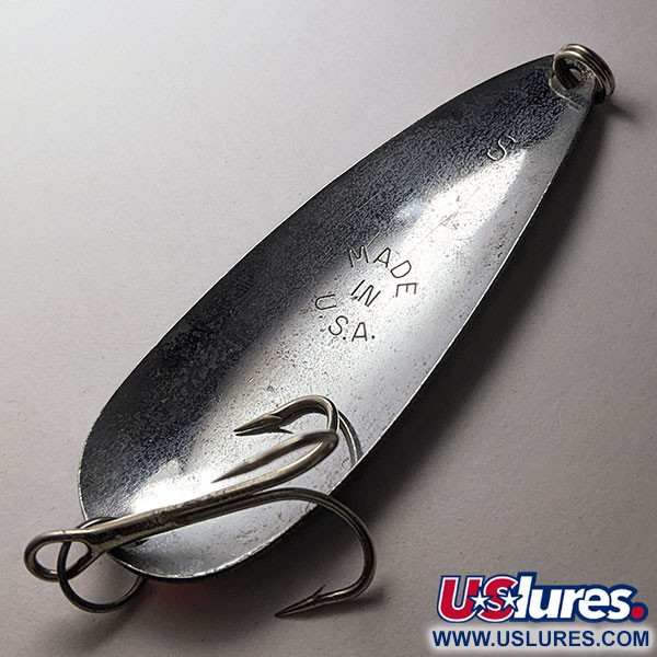  Worth Chippewa Steel Spoon, czarny/nikiel/czerwony, 14 g błystka wahadłowa #19895